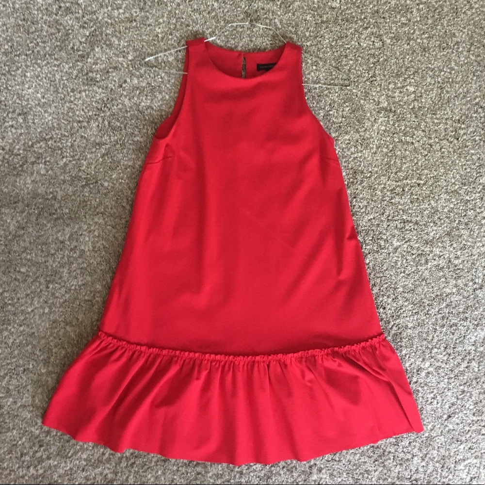 Banana Republic red swing dress size 2